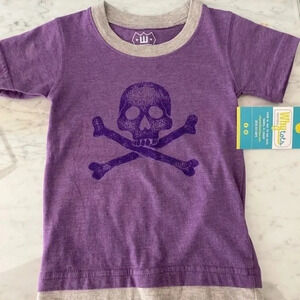 NWT Wes and Willy Skull Tee Size 12 Months
